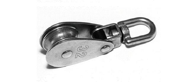 Folding Single Swivel Pulley